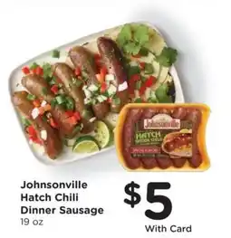 Fred Meyer Johnsonville Hatch Chili Dinner Sausage offer