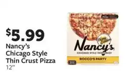 Fareway Nancy's Chicago Style Thin Crust Pizza offer