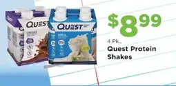 Homeland Market Quest Protein Shakes offer