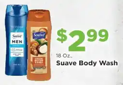 Homeland Market Suave body wash offer