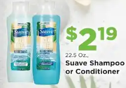 Homeland Market Suave Shampoo or Conditioner offer