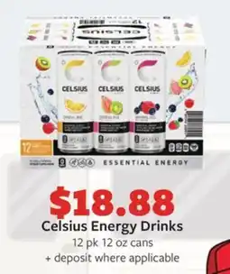 Fareway Celsius Energy Drinks offer
