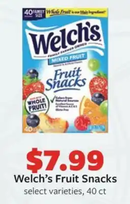 Fareway Welch's Fruit Snacks offer