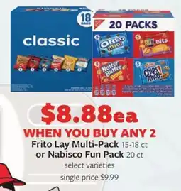 Fareway Frito Lay Multi-Pack or Nabisco Fun Pack offer