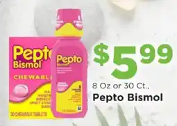 Homeland Market Pepto Bismol chewable tablets offer