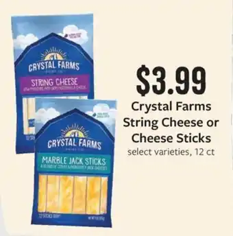 Fareway Crystal Farms String Cheese or Cheese Sticks offer