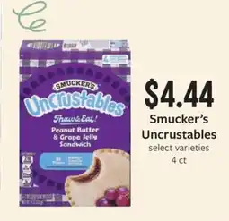 Fareway Smucker's Uncrustables offer