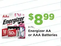 Homeland Market Energizer AA or AAA Batteries offer