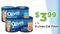 Homeland Market 9 Lives Cat Food offer