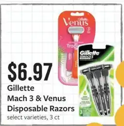 Fareway Gillette Mach 3 & Venus Disposable Razors offer