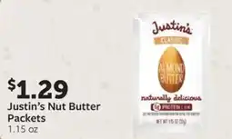 Fareway Justin's Nut Butter Packets offer