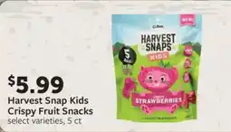 Fareway Harvest Snap Kids Crispy Fruit Snacks offer