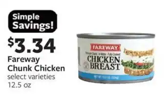 Fareway Fareway chunk chicken offer