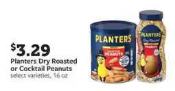 Fareway Planters dry roasted or cocktail peanuts offer