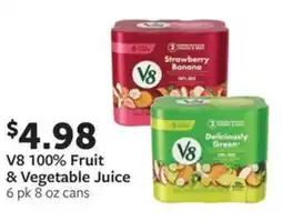 Fareway V8 100% Fruit & Vegetable Juice offer