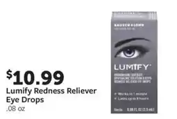 Fareway Lumify Redness Reliever Eye Drops offer