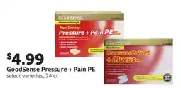 Fareway GoodSense Pressure + Pain PE offer