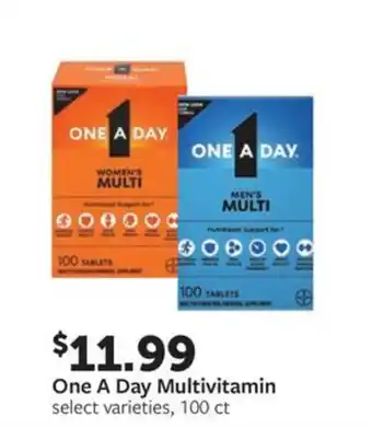 Fareway One A Day Multivitamin offer