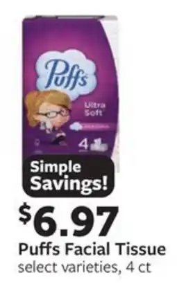 Fareway Puffs Facial Tissue offer