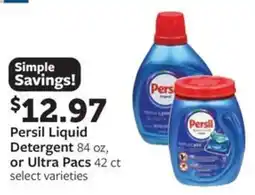 Fareway Persil liquid detergent offer