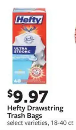 Fareway Hefty Drawstring Trash Bags offer