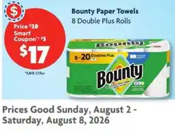 Family Dollar Bounty paper towels offer