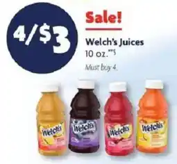 Family Dollar Welch's juices offer
