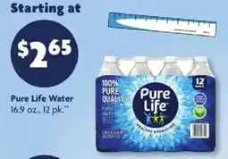 Family Dollar Pure Life Water offer