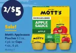 Family Dollar Mott's Applesauce offer