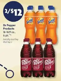 Family Dollar Dr Pepper Products offer