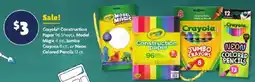 Family Dollar Crayola Construction Paper, Model Magic, Jumbo Crayons, or Neon Colored Pencils offer