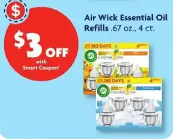 Family Dollar Air Wick Essential Oil Refills offer