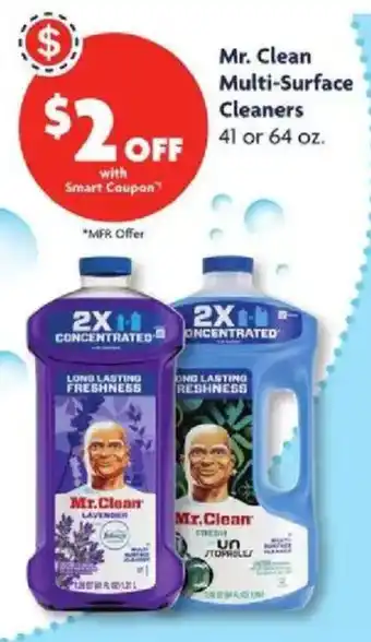 Family Dollar Mr. Clean multi-surface cleaners offer