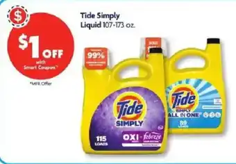Family Dollar Tide Simply Liquid offer