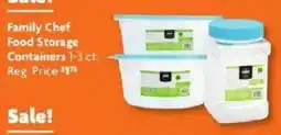 Family Dollar Family Chef Food Storage Containers offer