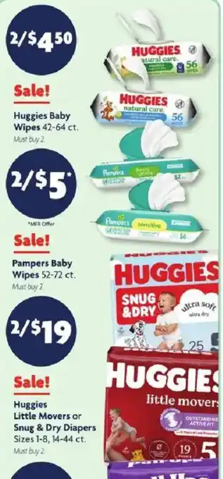Family Dollar Huggies Baby Wipes offer