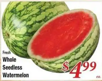 Fresh Whole Seedless Watermelon