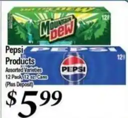 Ferndale Foods Pepsi Products offer