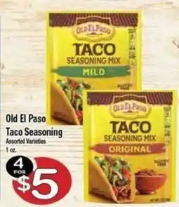 Ferndale Foods Old El Paso Taco Seasoning offer