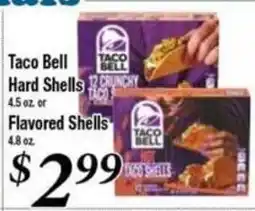 Ferndale Foods Taco Bell Hard Shells or Flavored Shells offer