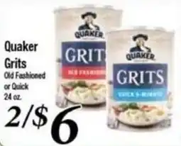 Ferndale Foods Quaker grits offer
