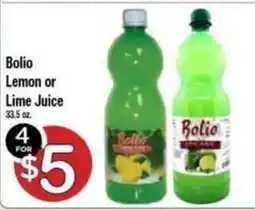 Ferndale Foods Bolio Lemon or Lime Juice offer