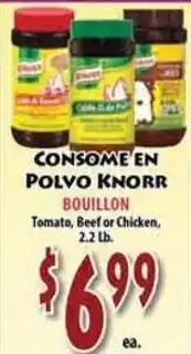 Fresco Supermarket Knorr consome en polvo bouillon offer