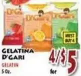 Fresco Supermarket Gelatina D'Gari Gelatin offer