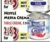 Fresco Supermarket Nestle media crema table cream offer