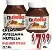 Fresco Supermarket Nutella hazelnut spread offer