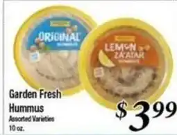Ferndale Foods Garden Fresh Hummus offer