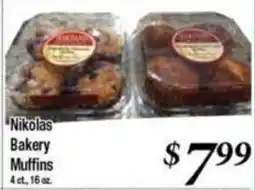 Ferndale Foods Nikolas Bakery Muffins offer
