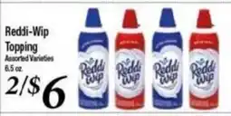 Ferndale Foods Reddi-wip topping offer
