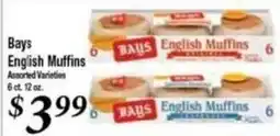 Ferndale Foods Bays English Muffins offer